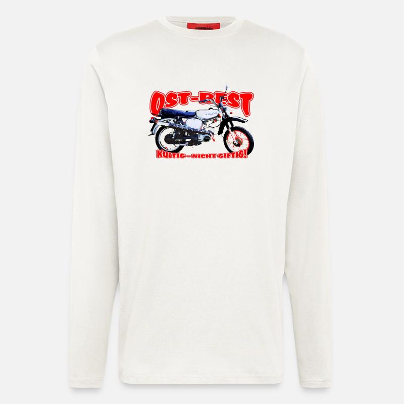 Simson S51 Enduro - Langarmshirt - made by SPREAD  - OFF WHITE