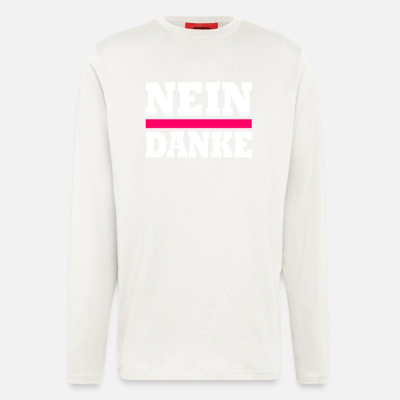 Nein danke - Langarmshirt - made by SPREAD - OFF WHITE
