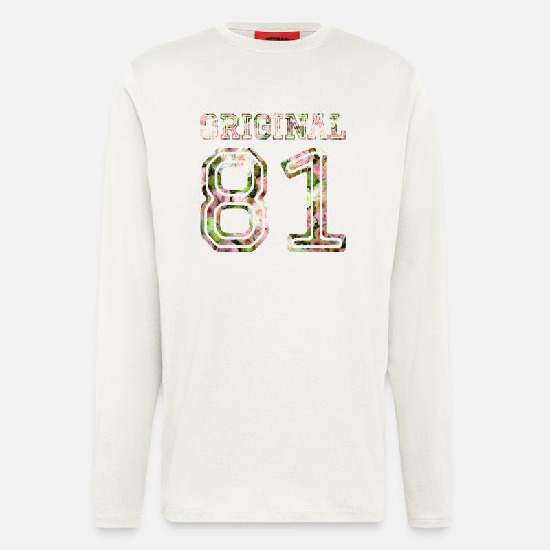 1981 - Langarmshirt - made by SPREAD  - OFF WHITE