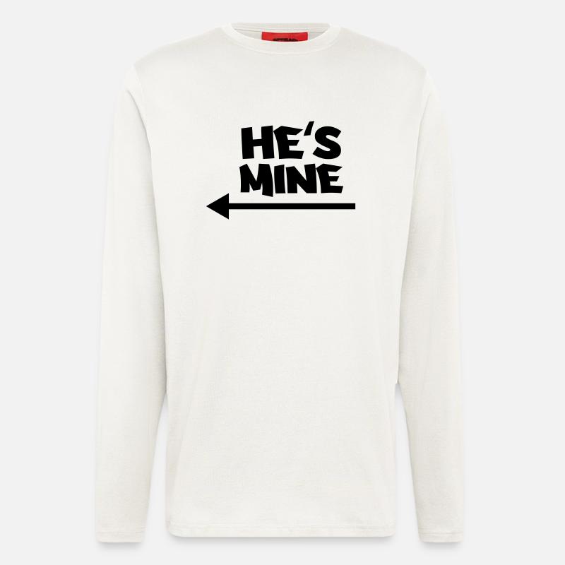 He's mine - Longsleeve - made by SPREAD  - OFF WHITE