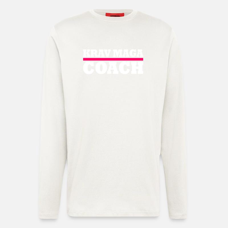 Krav maga - Langarmshirt - made by SPREAD  - OFF WHITE