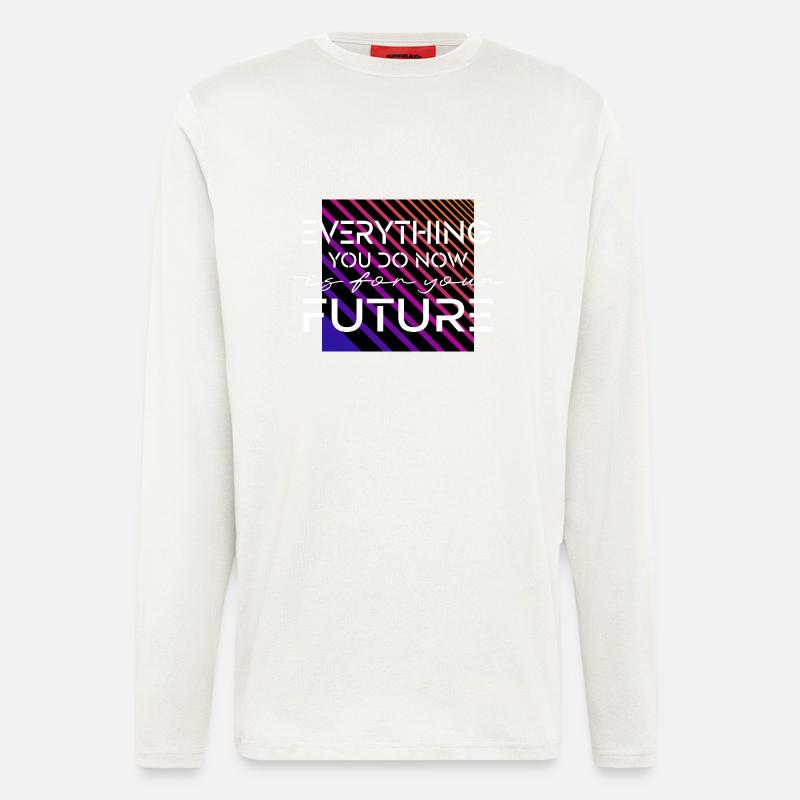 For your future - Langarmshirt - made by SPREAD  - OFF WHITE