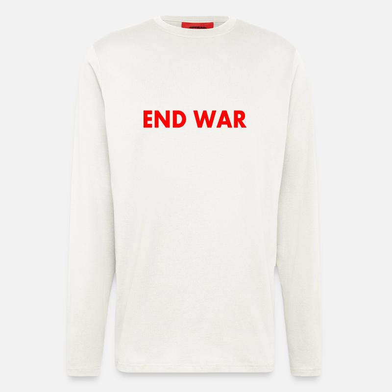 End war - Longsleeve - made by SPREAD  - OFF WHITE