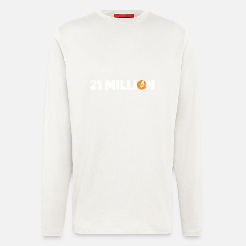21 Million Bitcoin Cryptocurrency - Longsleeve - made by SPREAD  - undefined