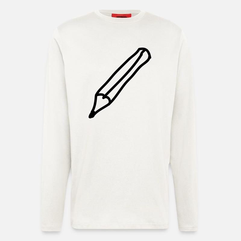 stift_1c - Langarmshirt - made by SPREAD  - OFF WHITE