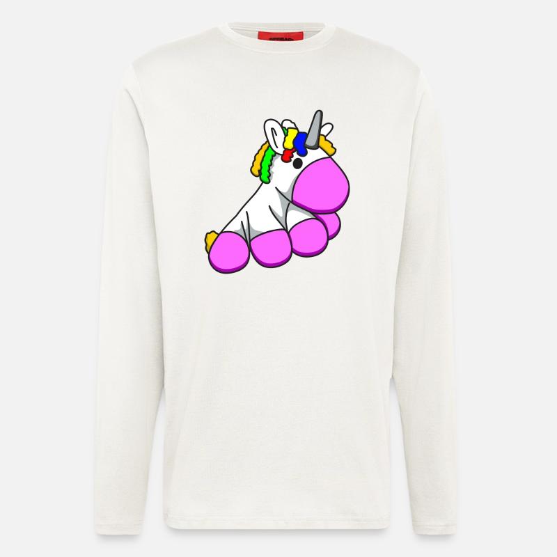 Einhorn3 - Langarmshirt - made by SPREAD  - OFF WHITE