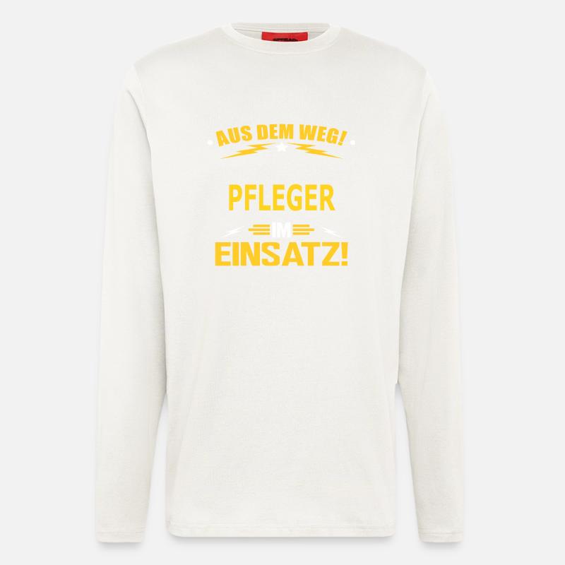 PFLEGER - Langarmshirt - made by SPREAD - OFF WHITE