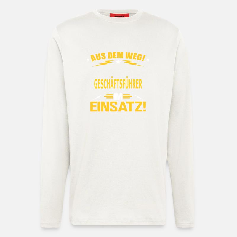 GESCHÄFTSFÜHRER - Langarmshirt - made by SPREAD  - OFF WHITE