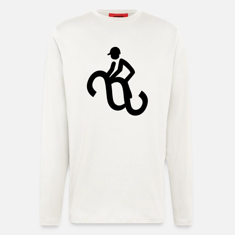 Paragraphenreiter - Langarmshirt - made by SPREAD  - OFF WHITE