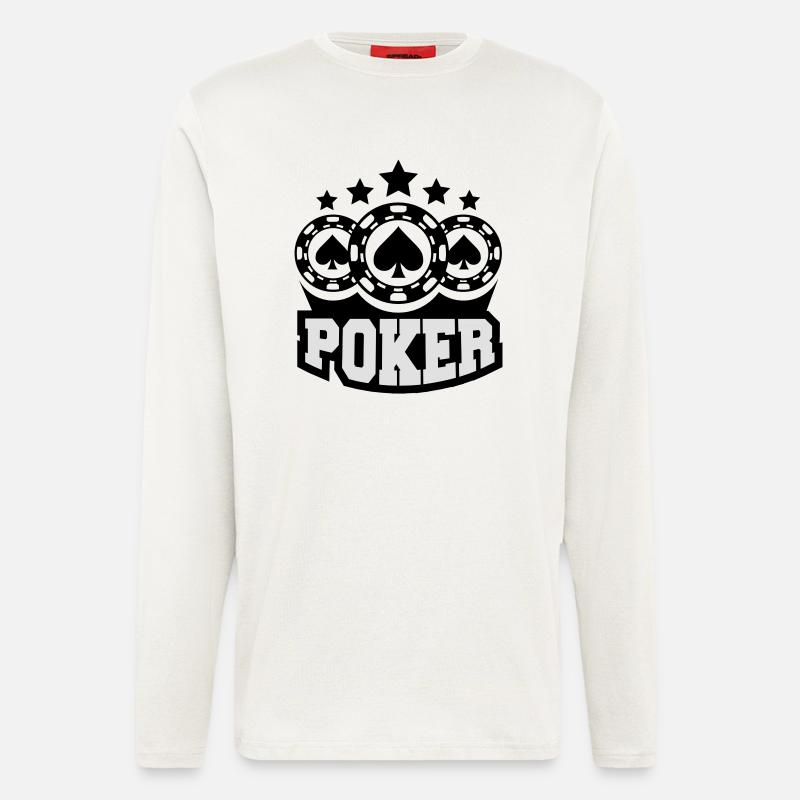 poker_player - Langarmshirt - made by SPREAD  - OFF WHITE