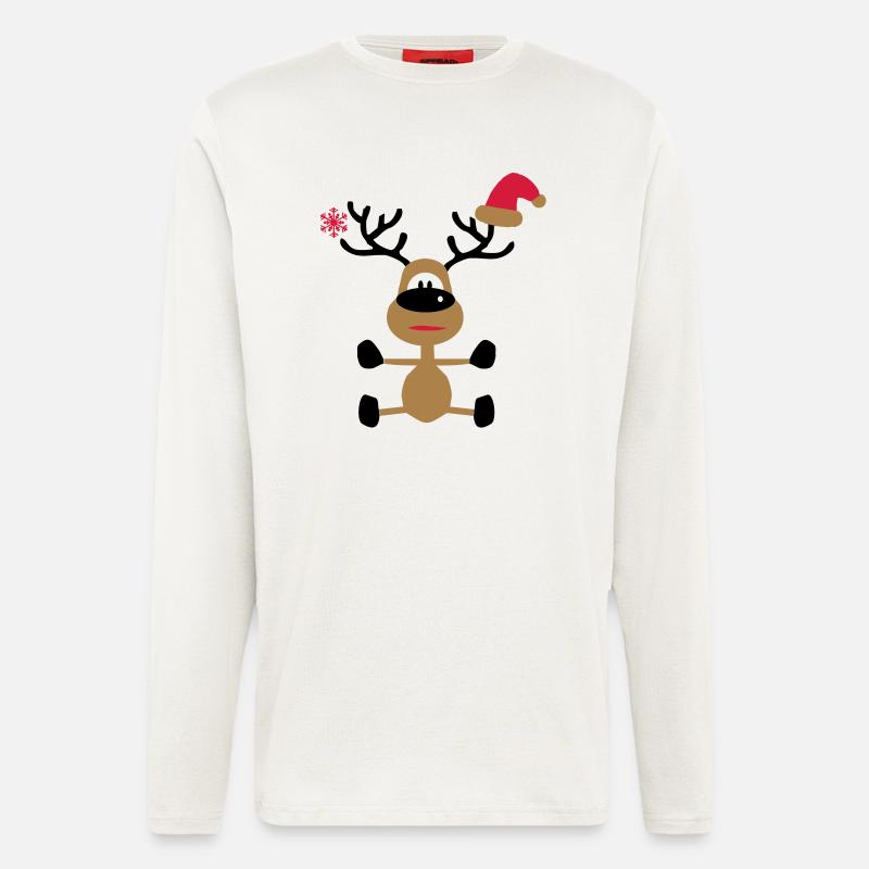 weihnachten - Langarmshirt - made by SPREAD  - OFF WHITE