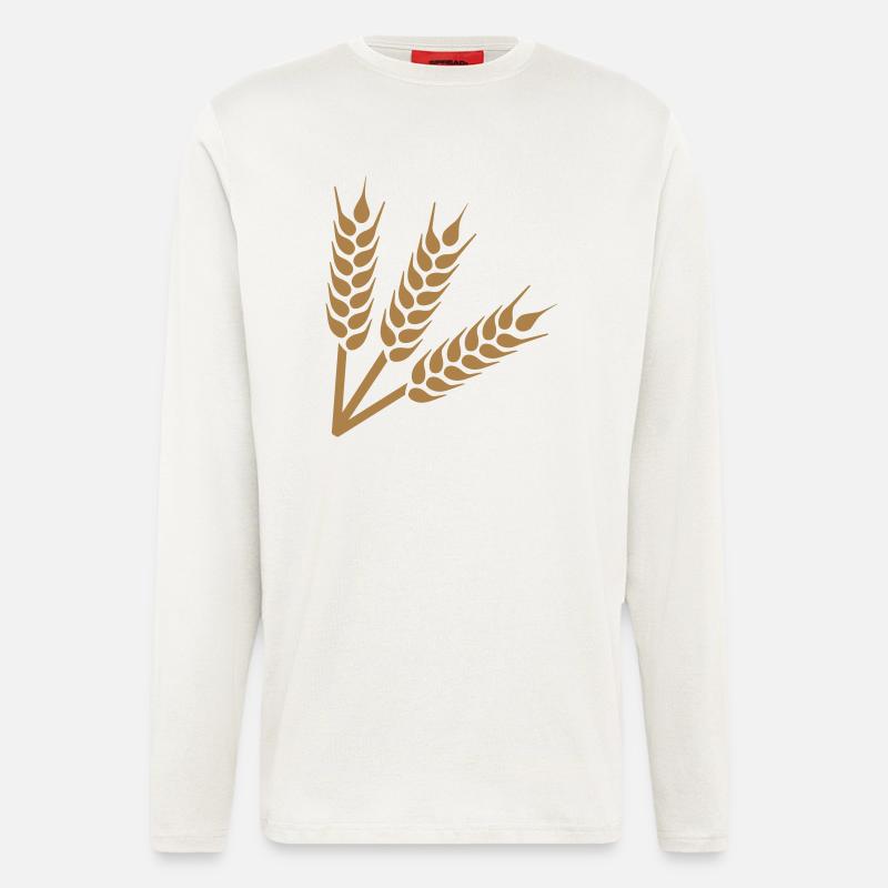 Weizen - Langarmshirt - made by SPREAD - OFF WHITE
