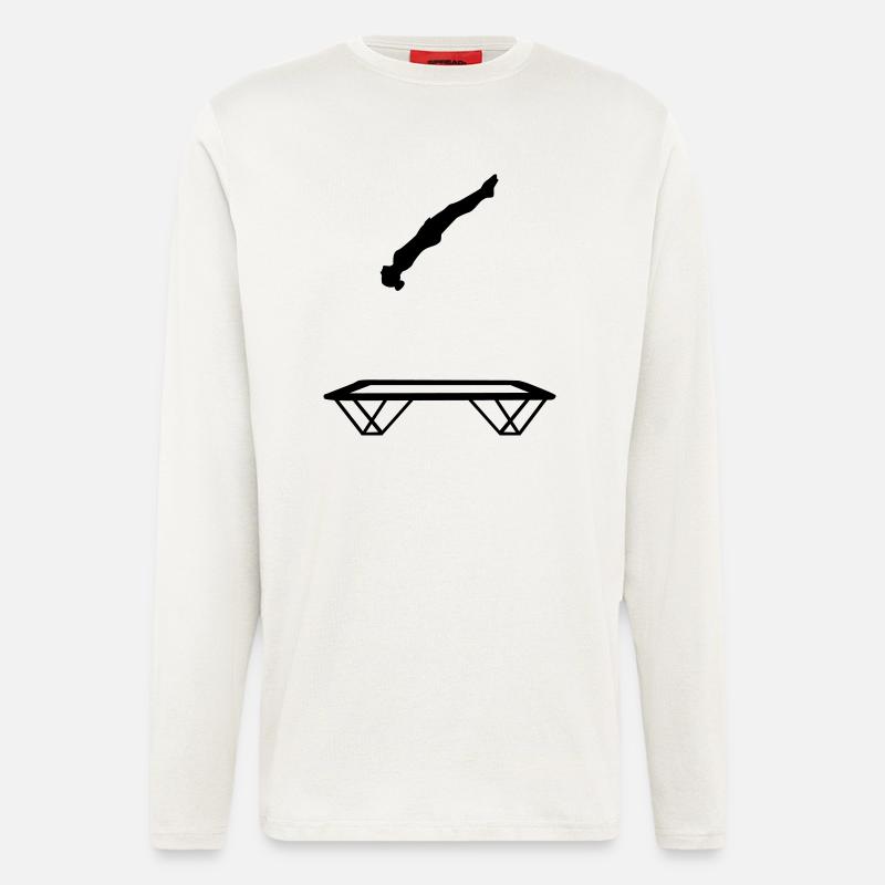 Trampolin - Langarmshirt - made by SPREAD  - OFF WHITE