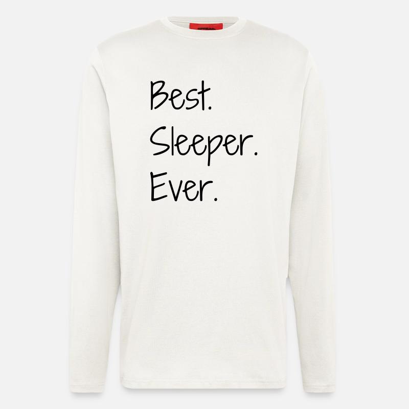 Schlaf / Schläfer / Müdigkeit / Rest - Langarmshirt - made by SPREAD  - OFF WHITE