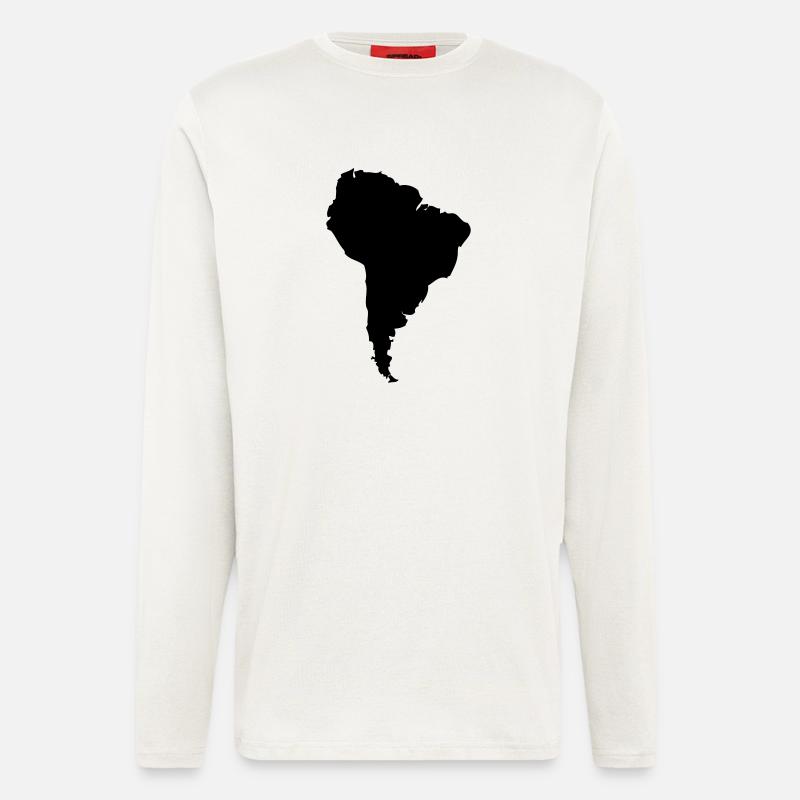 Südamerika - Langarmshirt - made by SPREAD  - OFF WHITE