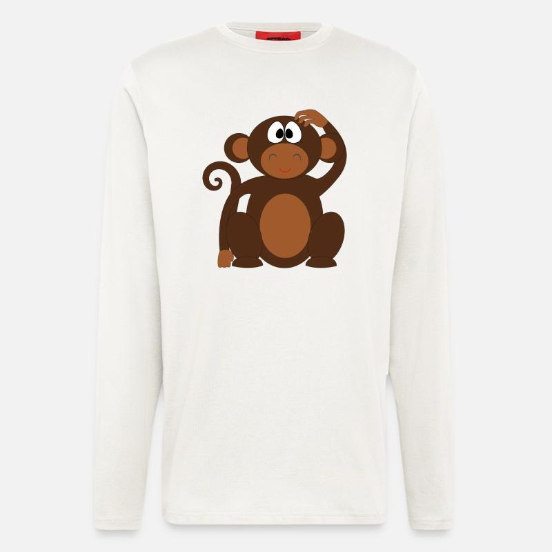 Affen Collection - Langarmshirt - made by SPREAD  - OFF WHITE
