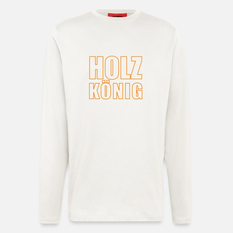 HOLZ KÖNIG - Langarmshirt - made by SPREAD  - OFF WHITE