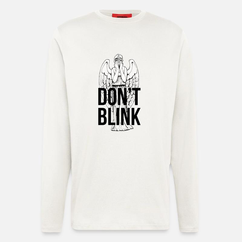 Don't Blink - Langarmshirt - made by SPREAD  - OFF WHITE