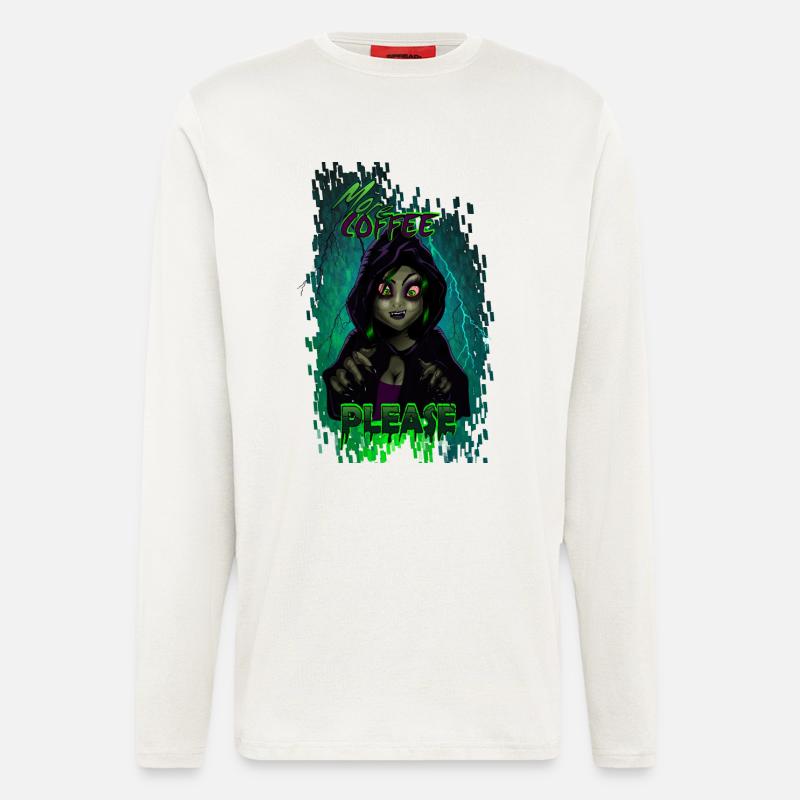 mehr Kaffee - Langarmshirt - made by SPREAD  - OFF WHITE