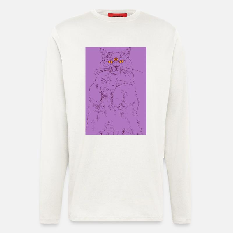 ICH SEHE DICH - Langarmshirt - made by SPREAD  - OFF WHITE