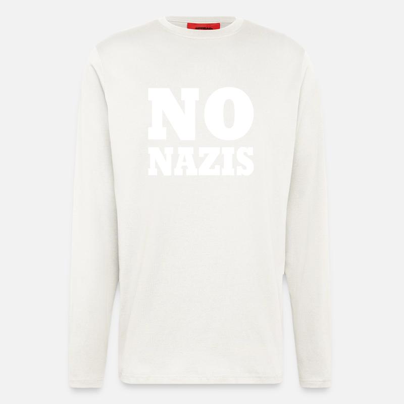 No nazis - Longsleeve - made by SPREAD  - OFF WHITE
