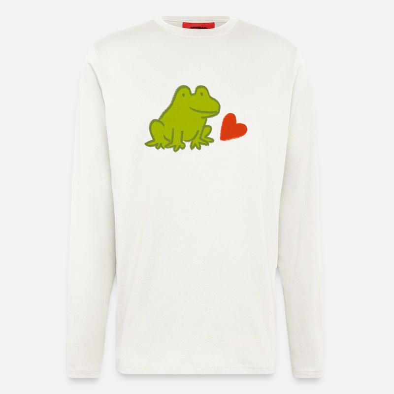 Mutfrosch 1 - Langarmshirt - made by SPREAD  - OFF WHITE