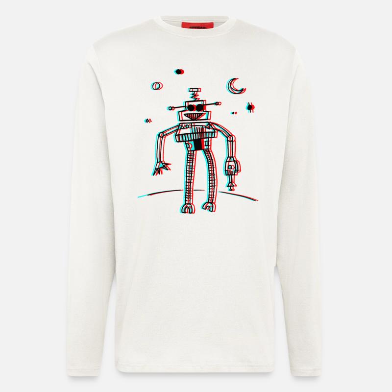 Psychobot - Langarmshirt - made by SPREAD  - OFF WHITE