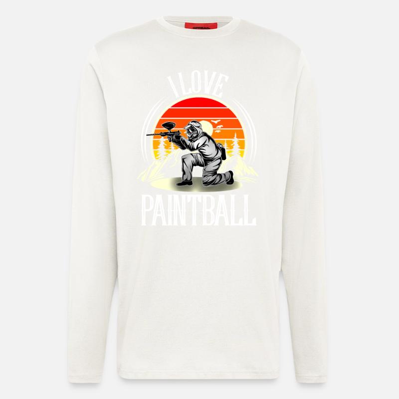 Paintball - Langarmshirt - made by SPREAD  - OFF WHITE