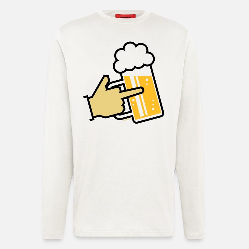 XFinger Symbol L3 - Longsleeve - made by SPREAD  - OFF WHITE