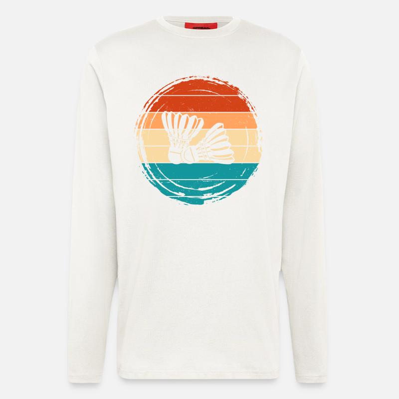 Badminton - Langarmshirt - made by SPREAD  - OFF WHITE