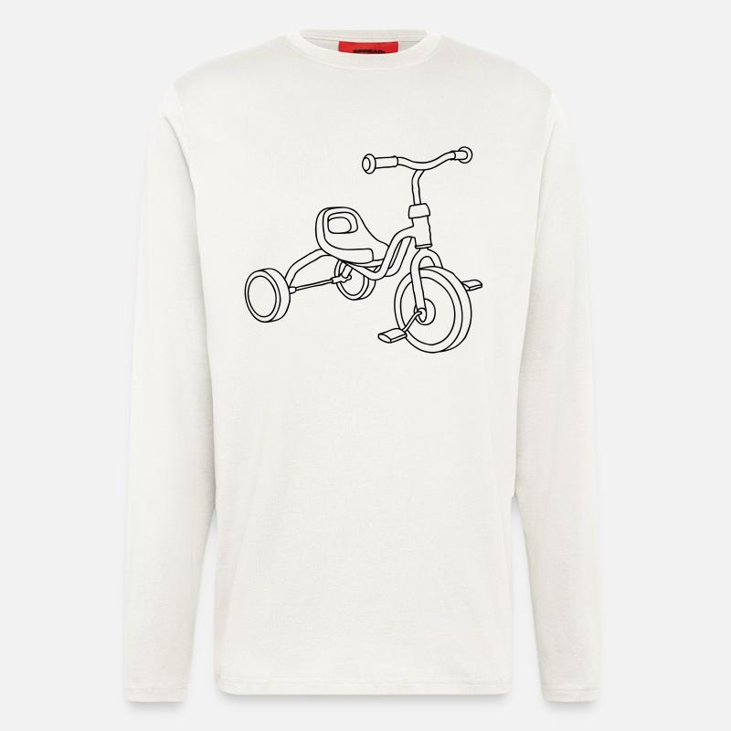 Kinderdreirad - Langarmshirt - made by SPREAD  - OFF WHITE