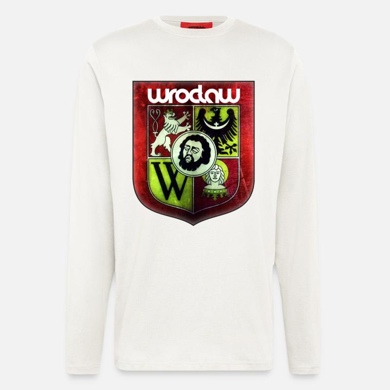 Breslau - Polen - Langarmshirt - made by SPREAD  - OFF WHITE