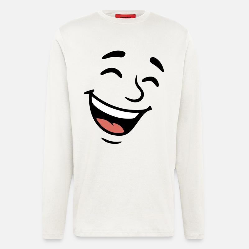 Lachen - Langarmshirt - made by SPREAD - OFF WHITE