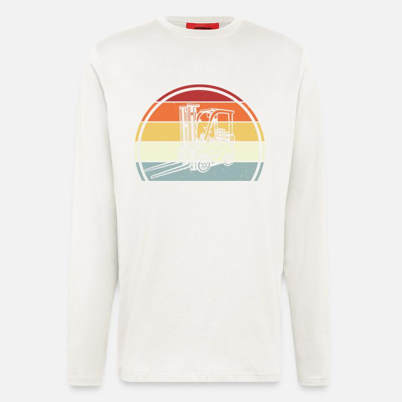 Forklift Forklift - Longsleeve - made by SPREAD - OFF WHITE