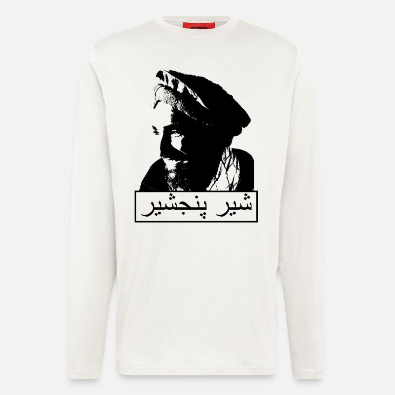 Massud Afghan commander - Longsleeve - made by SPREAD  - OFF WHITE
