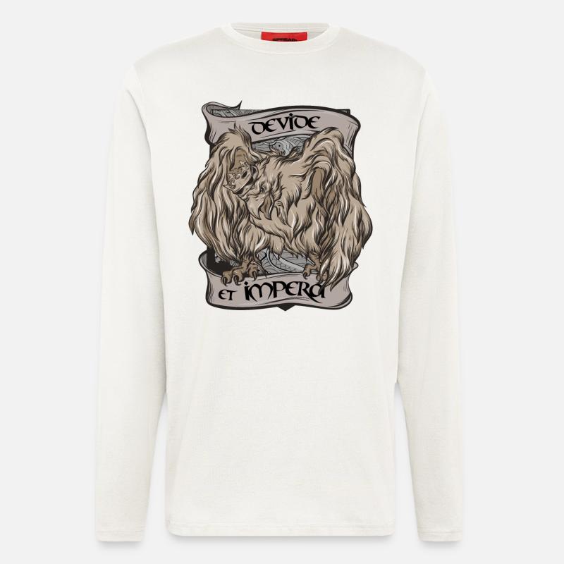 Teile und herrsche - Langarmshirt - made by SPREAD  - OFF WHITE