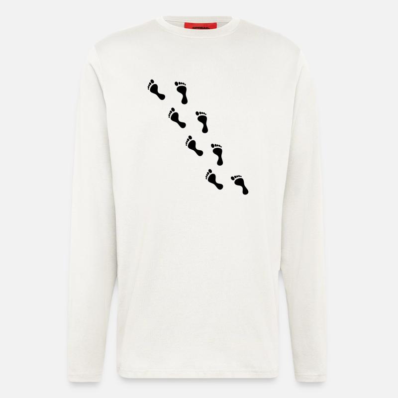 Spuren - Langarmshirt - made by SPREAD  - OFF WHITE