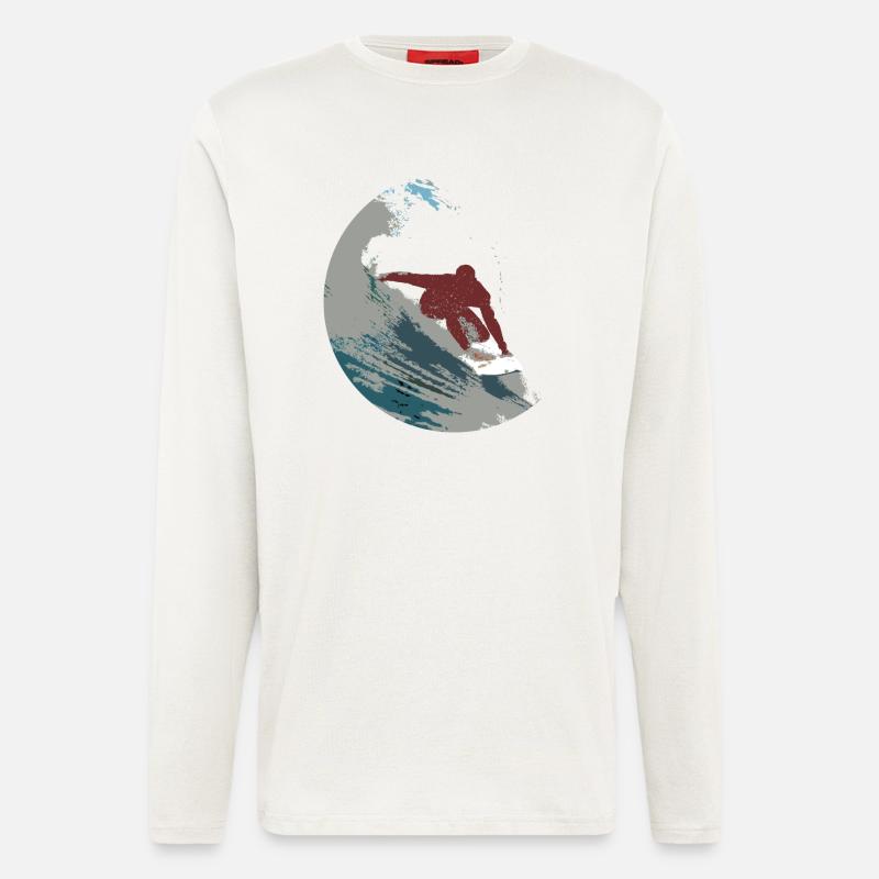 Surfer - Langarmshirt - made by SPREAD  - OFF WHITE