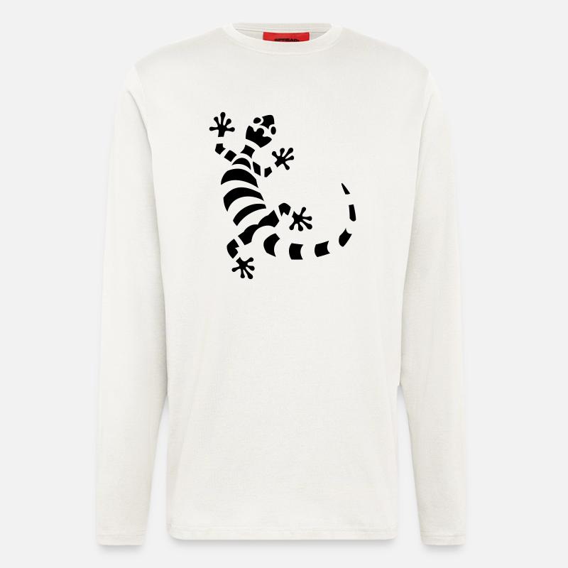 Gecko - Langarmshirt - made by SPREAD  - OFF WHITE