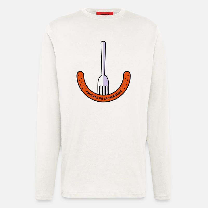 Amicale de la Merguez - Longsleeve - made by SPREAD  - OFF WHITE