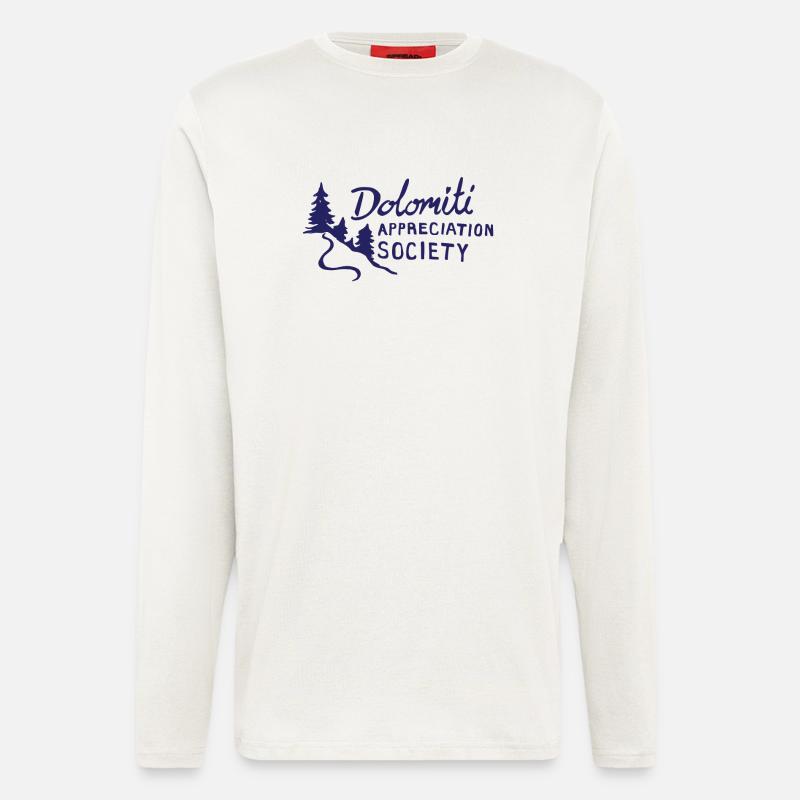 Dolomite Appreciation hand drawn - Longsleeve - made by SPREAD  - OFF WHITE