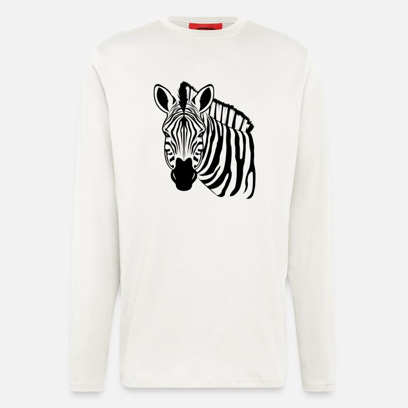 Zebra - Langarmshirt - made by SPREAD  - OFF WHITE