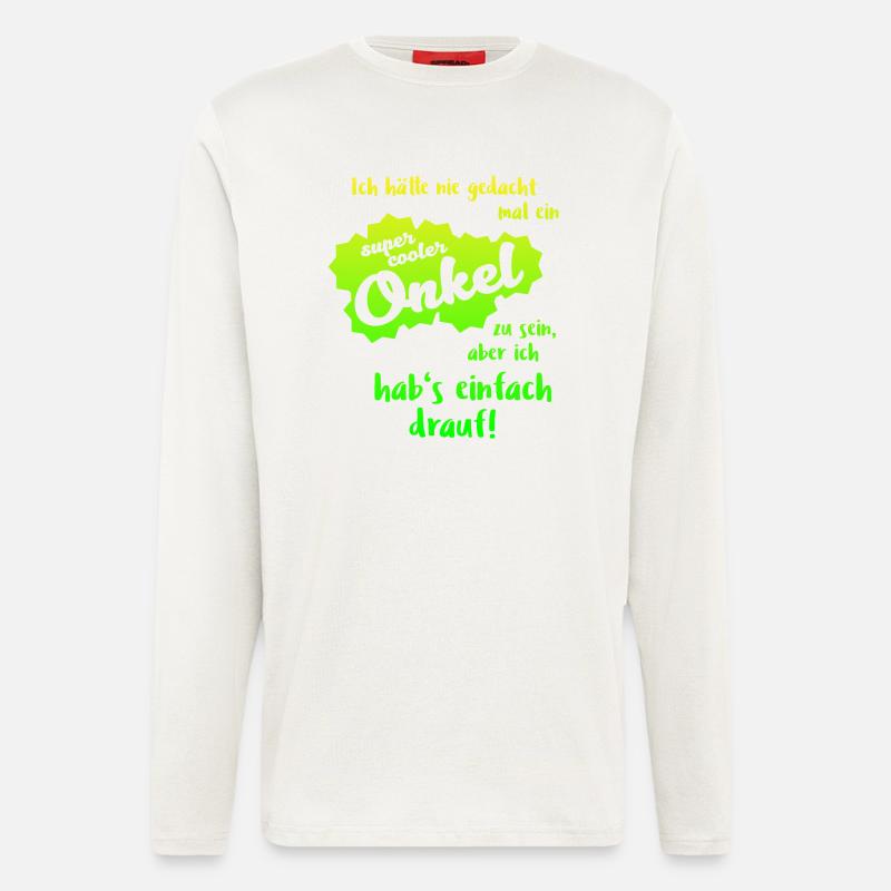 Onkel - Super Cool - Langarmshirt - made by SPREAD  - OFF WHITE