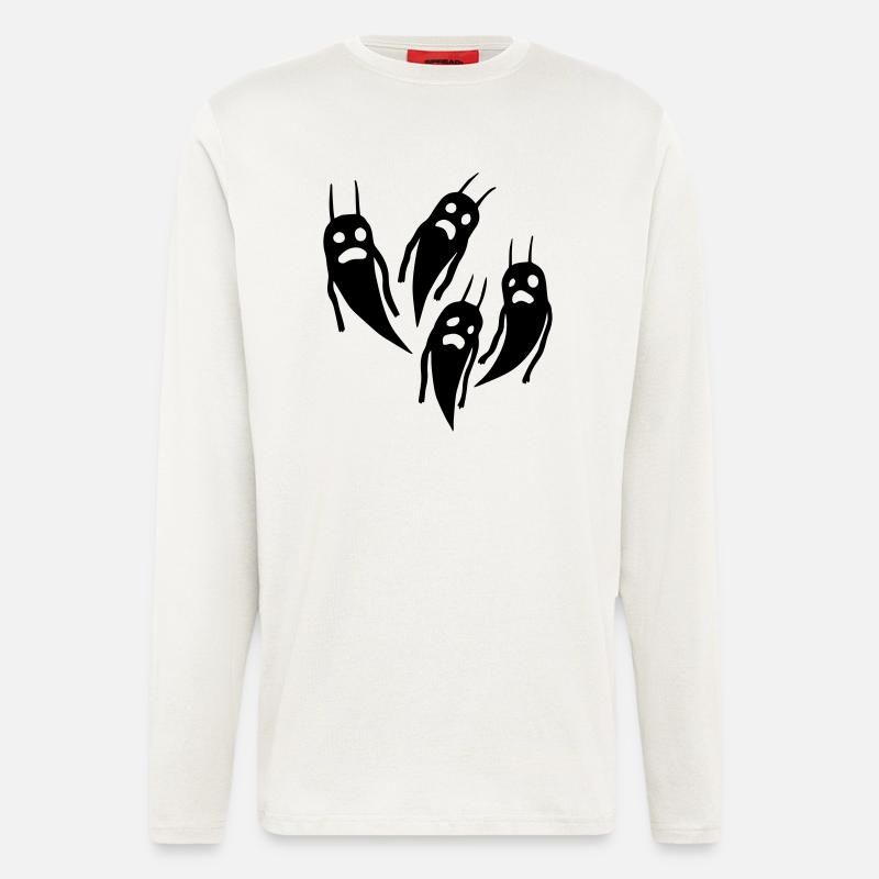 Ghosts Halloween - Longsleeve - made by SPREAD  - OFF WHITE