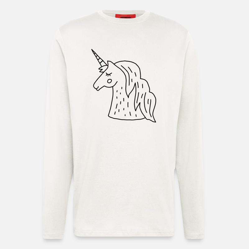 Einhorn - Langarmshirt - made by SPREAD  - OFF WHITE