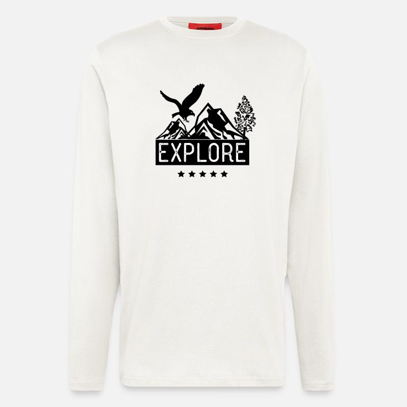Explore - Longsleeve - made by SPREAD  - OFF WHITE