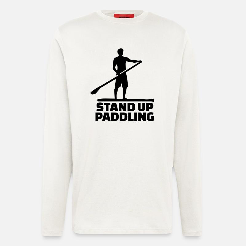 Stand up paddling - Langarmshirt - made by SPREAD  - OFF WHITE