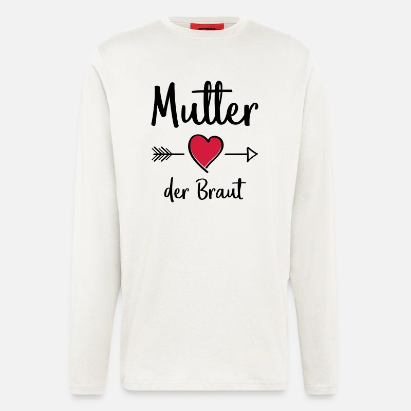 mutter der braut - Langarmshirt - made by SPREAD  - OFF WHITE