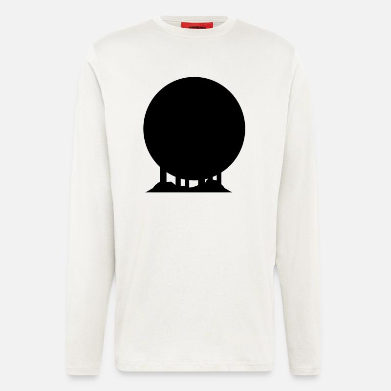 japan_gate_02 - Langarmshirt - made by SPREAD  - OFF WHITE