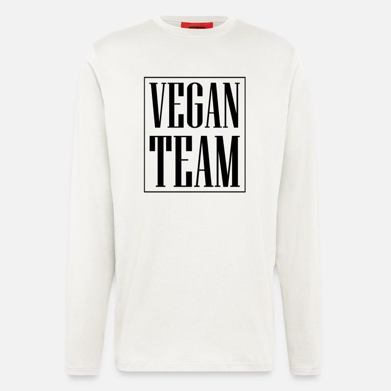 Vegan Team - Langarmshirt - made by SPREAD  - OFF WHITE